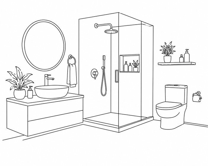 Bathroom Design Plan